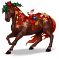 goddelijk paard kerstpudding