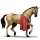 rijpaard-eenhoorn nokota bruine overo