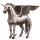 gevleugelde pony-eenhoorn  metaal element