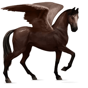 rijpaard-pegasus lever kastanje