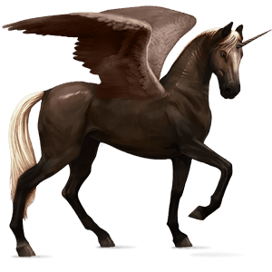 gevleugelde rijpaard-eenhoorn akhal-teke palomino