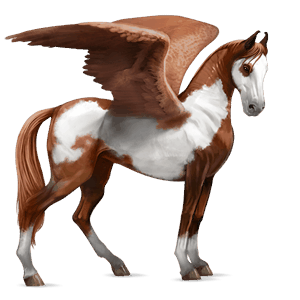 rijpaard-pegasus lever kastanje