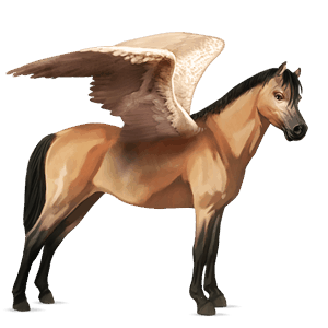 pony-pegasus kastanje