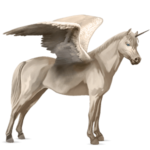 gevleugelde pony-eenhoorn  welsh roodbruin