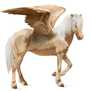 rijpaard-pegasus lusitano wildkleur
