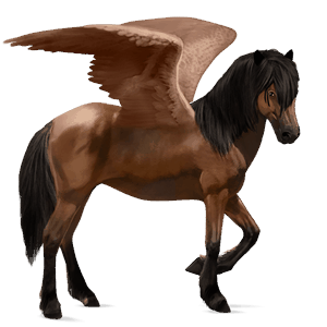 rijpaard-pegasus lusitano bruin