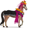trekpaard novia púrpura 