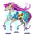 pony fjord brunblakk