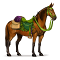 trekpaard bos