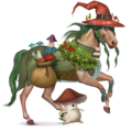 rijpaard-pegasus paddenstoelenheks