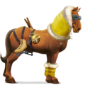 trekpaard woestijn