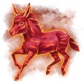 goddelijk paard bruine dwerg