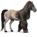 wild paard gorilla