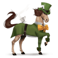 dwalend paard verpakking