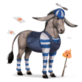 dwalend paard nepmest