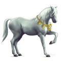 pony lichtgrijs