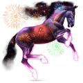 goddelijk paard vuurwerk