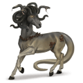 rijpaard lusitano lichtgrijs