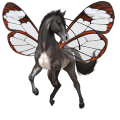 pony-eenhoorn connemara lichtgrijs