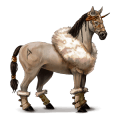 trekpaard ban'ei-paard roan