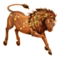 dierenriempaard leeuw