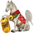 goddelijk paard maneki-neko