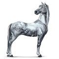 goddelijk paard zilver