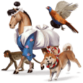 goddelijk paard momotarō