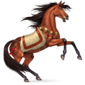 mythologisch paard rakhsh