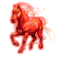 goddelijk paard rode dwerg
