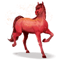 paard van de regenboog charming red