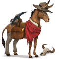 dwalend paard western