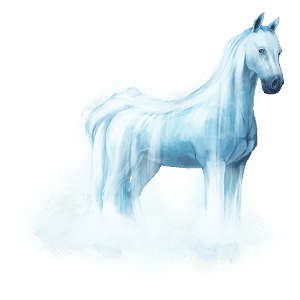 water paard waterval
