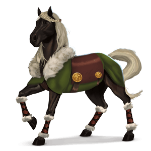 mythologisch paard hrafn