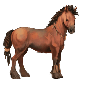 rijpaard-pegasus lusitano bruin