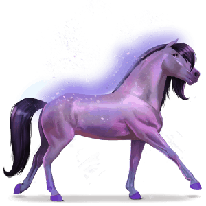 paard van de regenboog brave purple