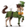 dwalend paard verpakking