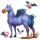 dwalend paard eieren gooien