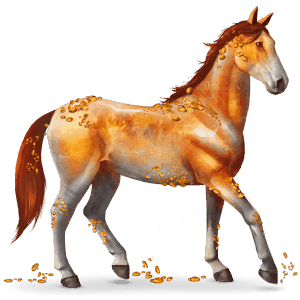 edelsteen paard amber