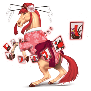 goddelijk paard hanafuda