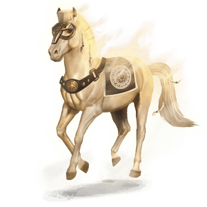 mythologisch paard skínfaxi