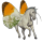 dwalend paard oranjetipje